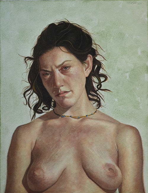 Watercolor portrait - Anne