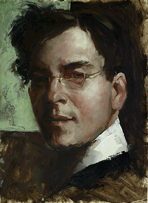 Portrait painting in oil - Emma