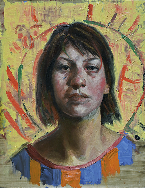 Portrait painting - Harlequin 1