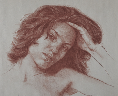 Portrait drawing - Verna