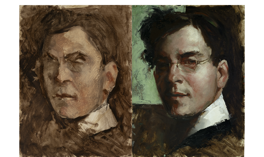 Copy of William Merritt Chase, Portrait of Louis Betts