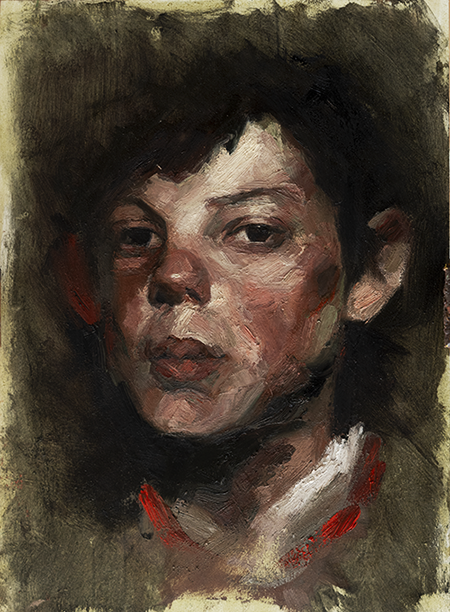 Whistling Boy after Frank Duveneck